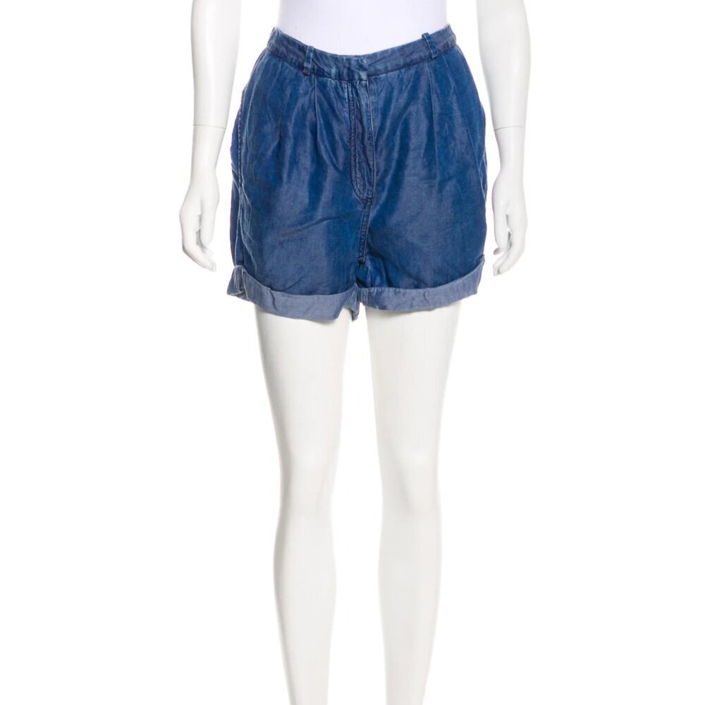 Acne Studios Auris High-Waist Denim Shorts Size 8 (EU 40)